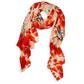 Orange Blossom and Bluebird Scarf