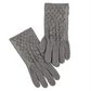 Cable Knit Ladies Glove with Bead Accents -  2 Colors