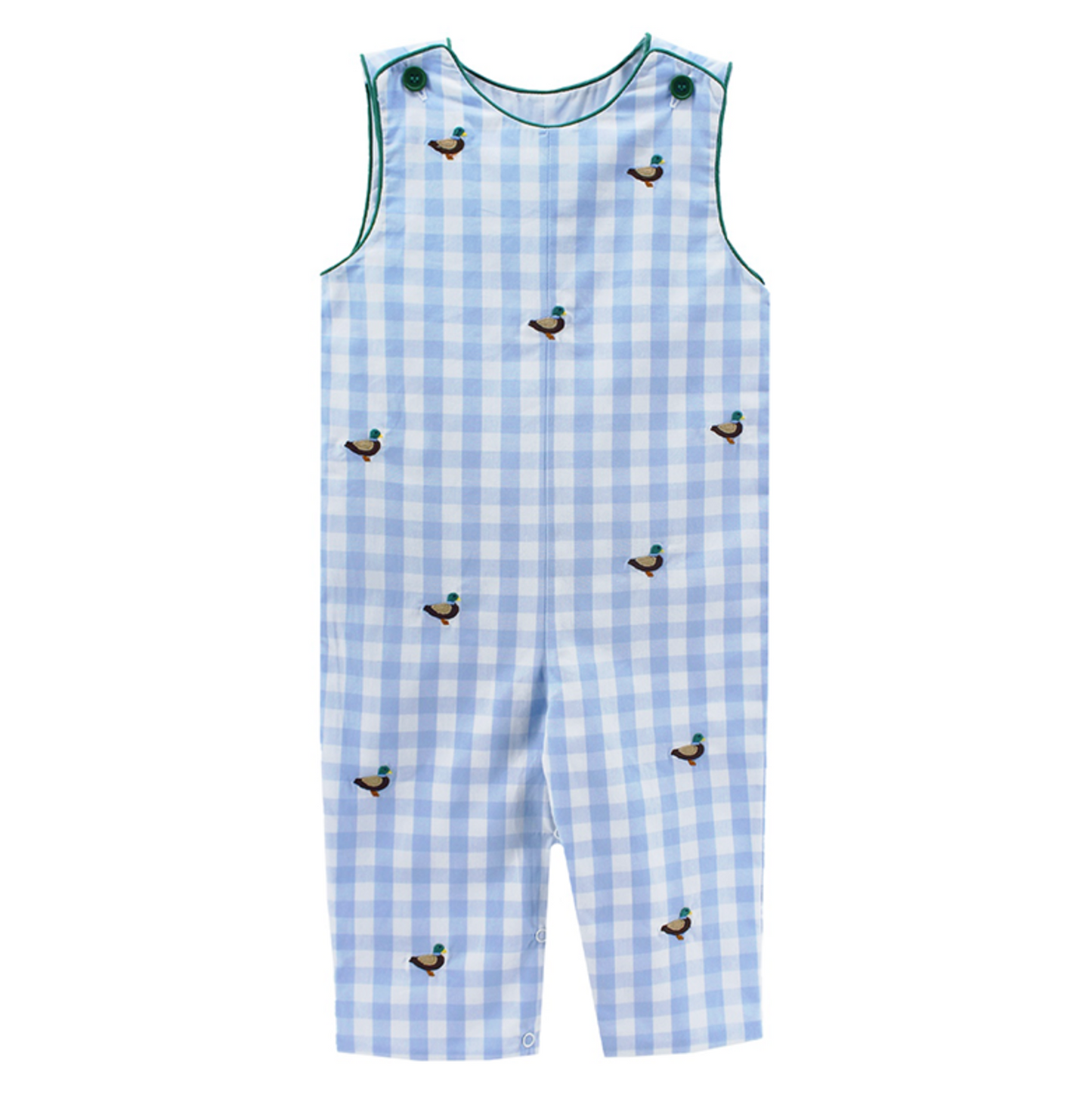 Blue Gingham Duck Jon Jon