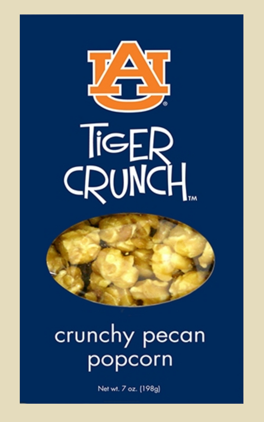 Auburn Tiger Crunch Pecan Popcorn