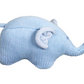 Knit Elephant Rattle -  Pink or Blue