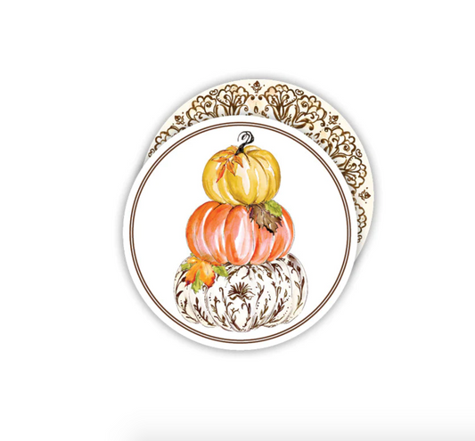 Stacking Pumpkins Fall Coasters