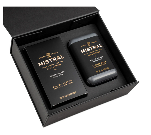 Mistral Black Amber Gift Set