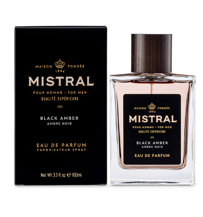 Mistral Black Amber Gift Set