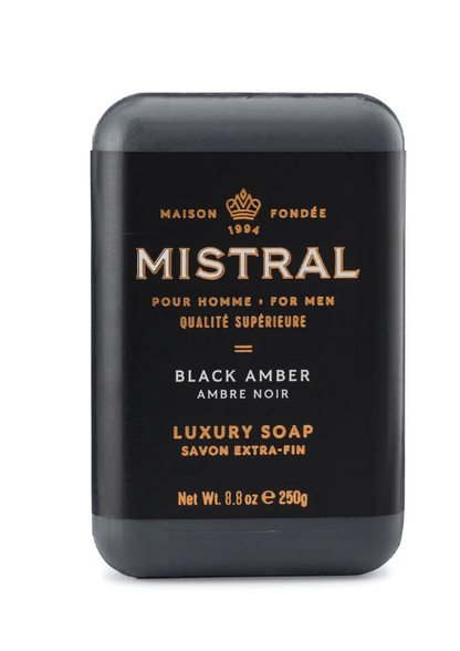 Mistral - Black Amber - Soap or Cologne