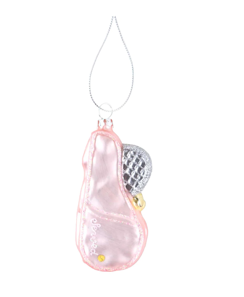 Pink Tennis and Bag Ornament