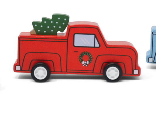 Pullback Christmas Tree in Truck