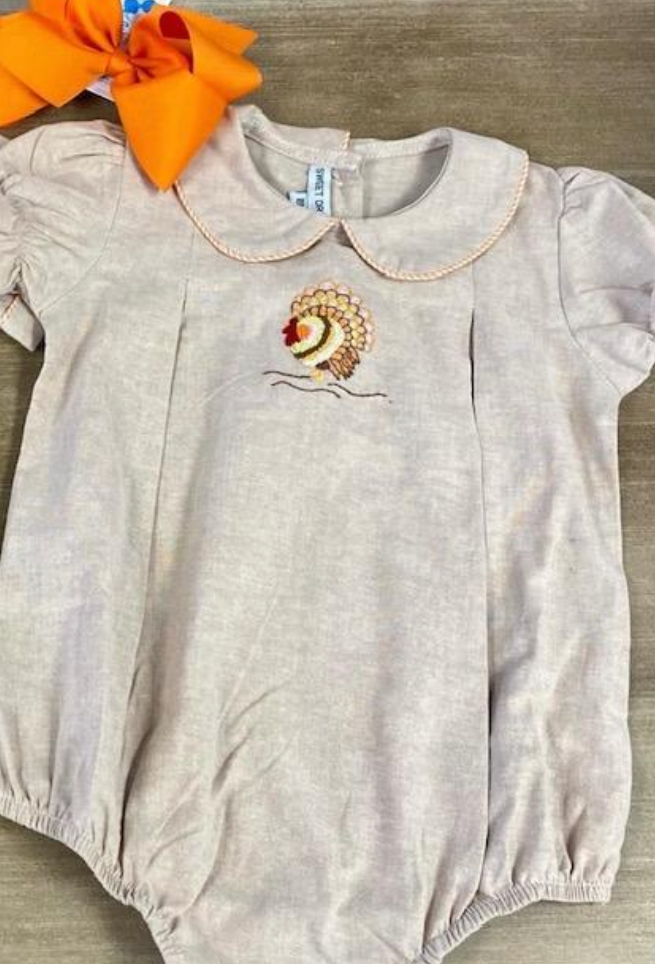 Embroidered Turkey Bubble