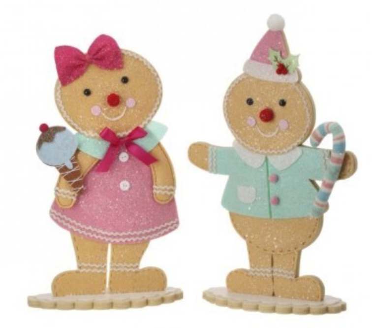 Standing Fabric Gingerbread Boy or Girl