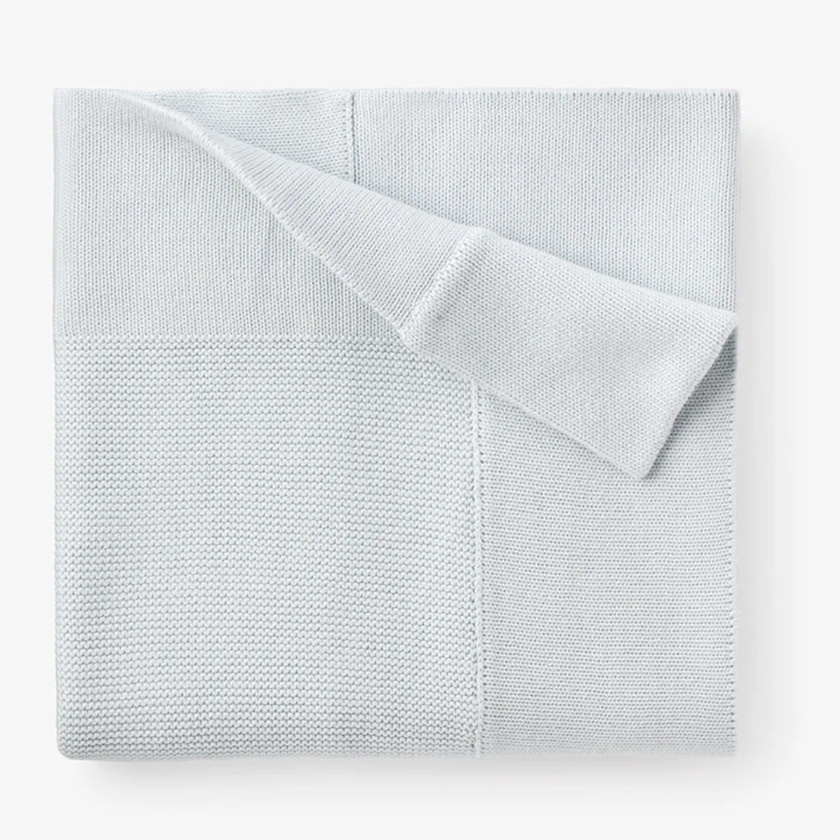 Elegant Baby - Knit Baby Blanket - Blue or Pink