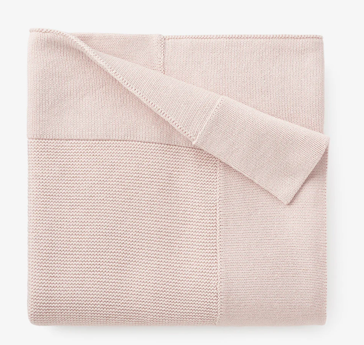 Elegant Baby - Knit Baby Blanket - Blue or Pink
