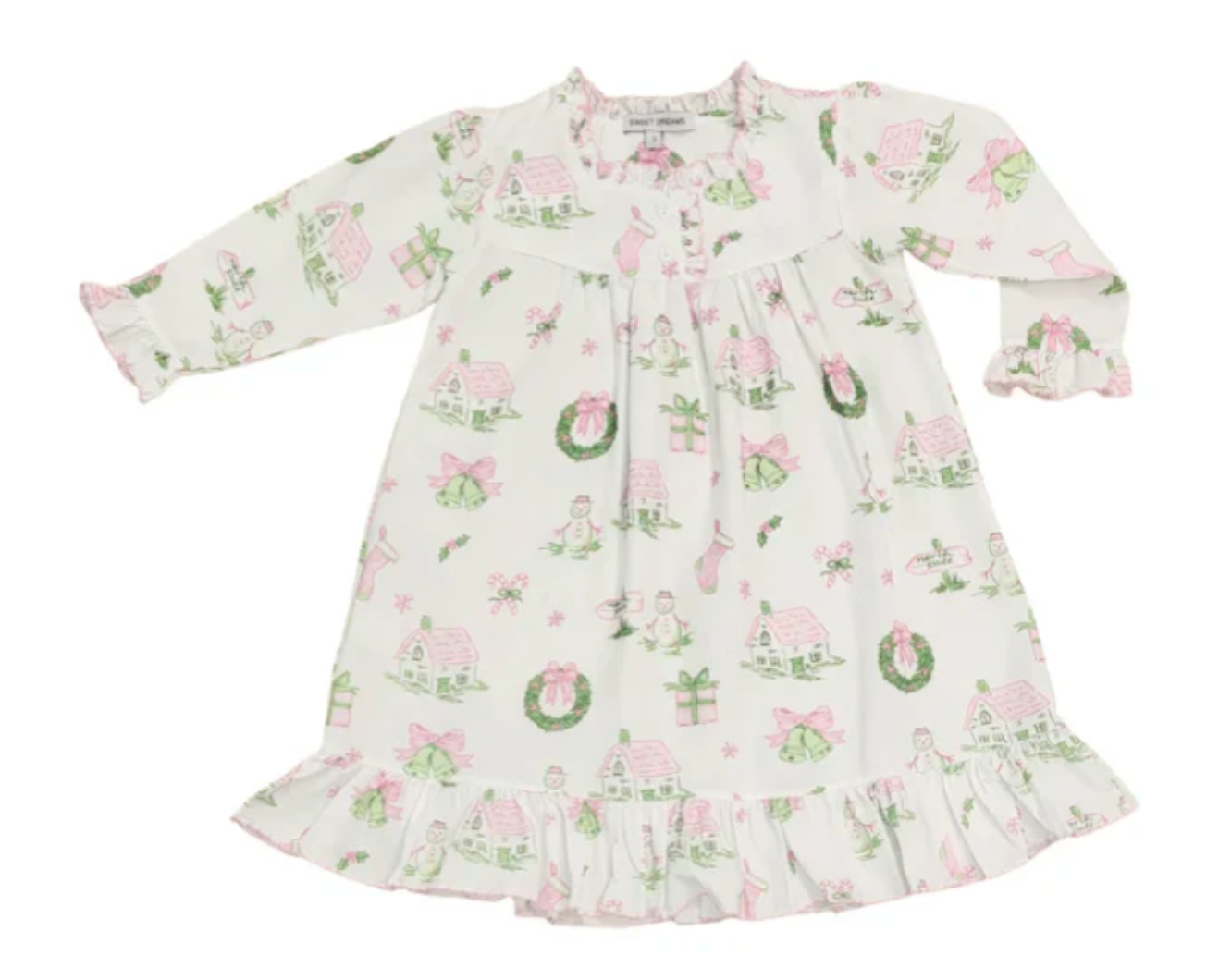 Pink and Green Nightgown