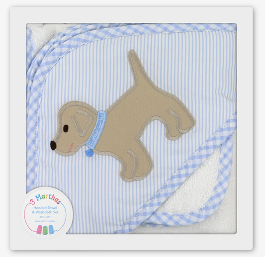 Dog Towel & Washcloth Set