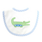 Alligator Burp Pad and Alligator Bib