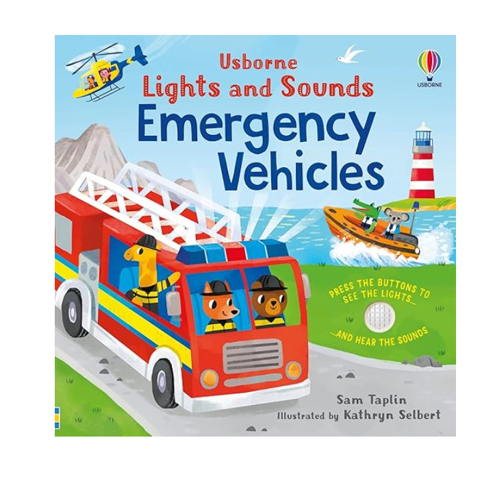 Emergency Vehicles Lights and Sounds Book