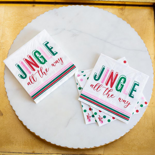 Jingle All the Way Cocktail Napkins