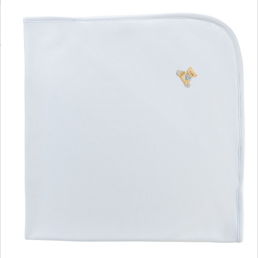 Baby Club Chic - Embroidered Receiving Blanket - Multiple Styles and Colors
