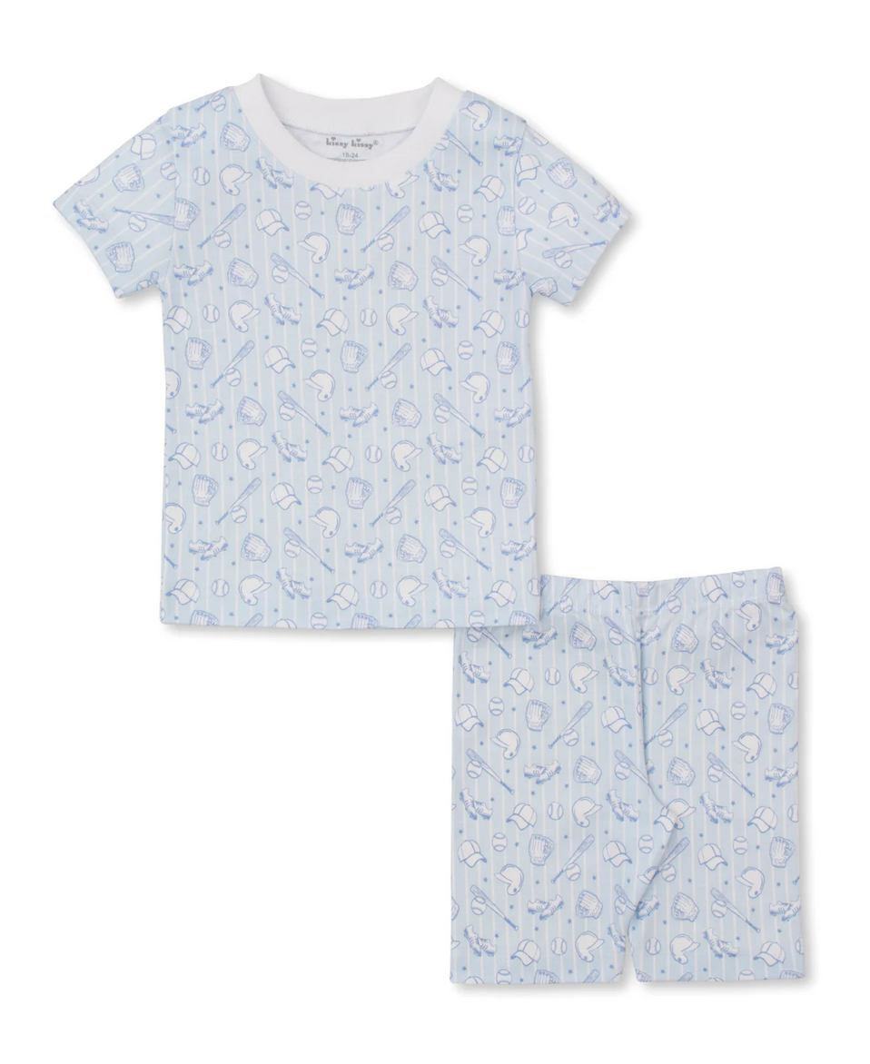 Baseball Print - Toddler Pajama Set