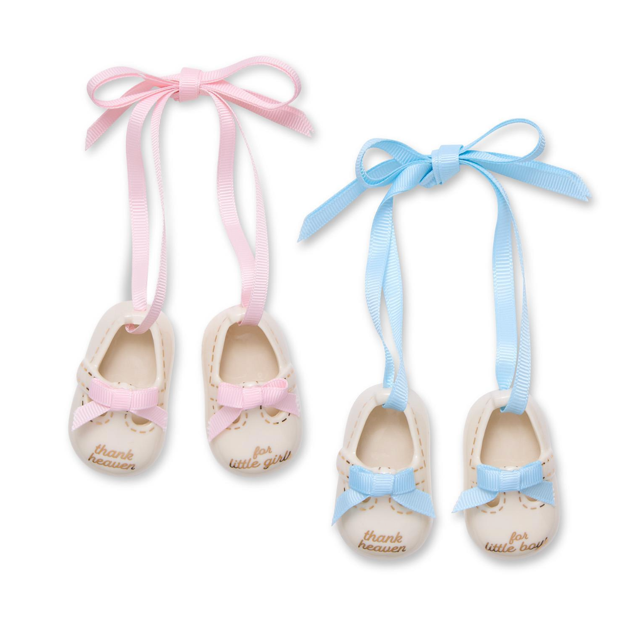 Thank Heaven Baby Shoes Keepsake Ornament