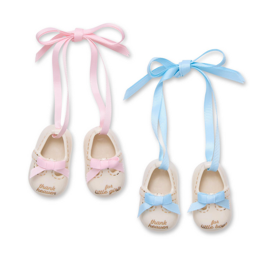 Thank Heaven Pair of Baby Shoes Keepsake Ornament