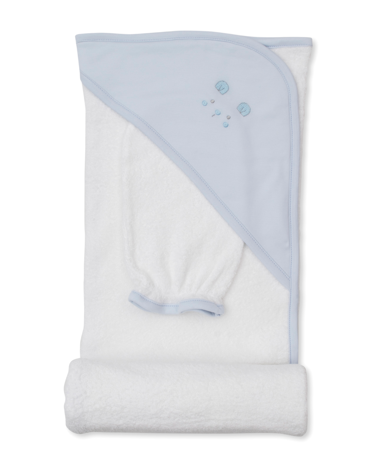 Kissy Kissy - Blue Bear - Bath Towel and Mitt