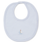 Kissy Kissy - Embroidered Sailboat Bib - Pink or Blue