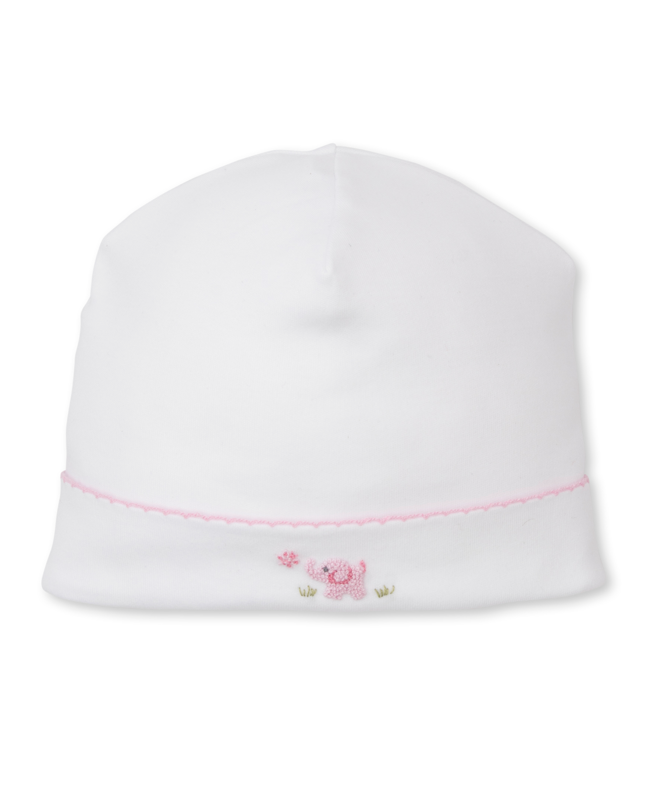 Kissy Kissy - Baby Hat with Hand Embroidered Elephant - Three Colors