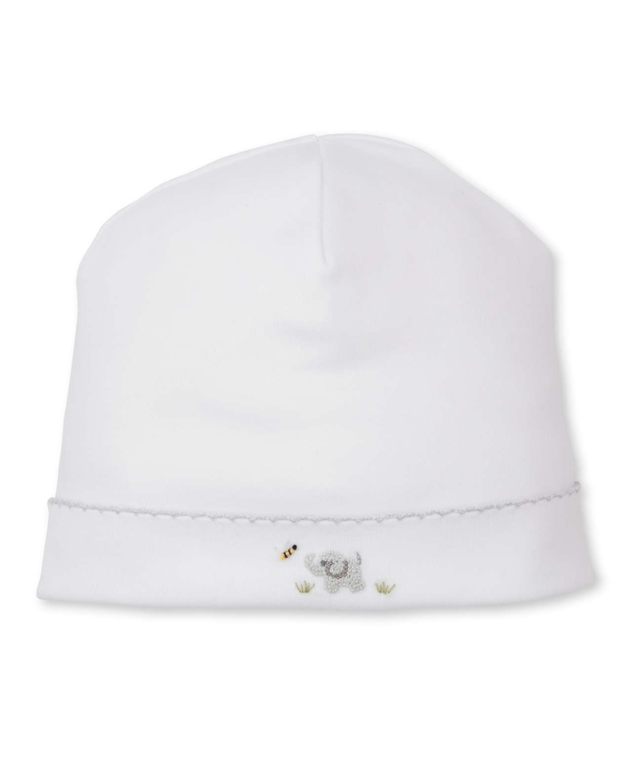 Kissy Kissy - Baby Hat with Hand Embroidered Elephant - Three Colors