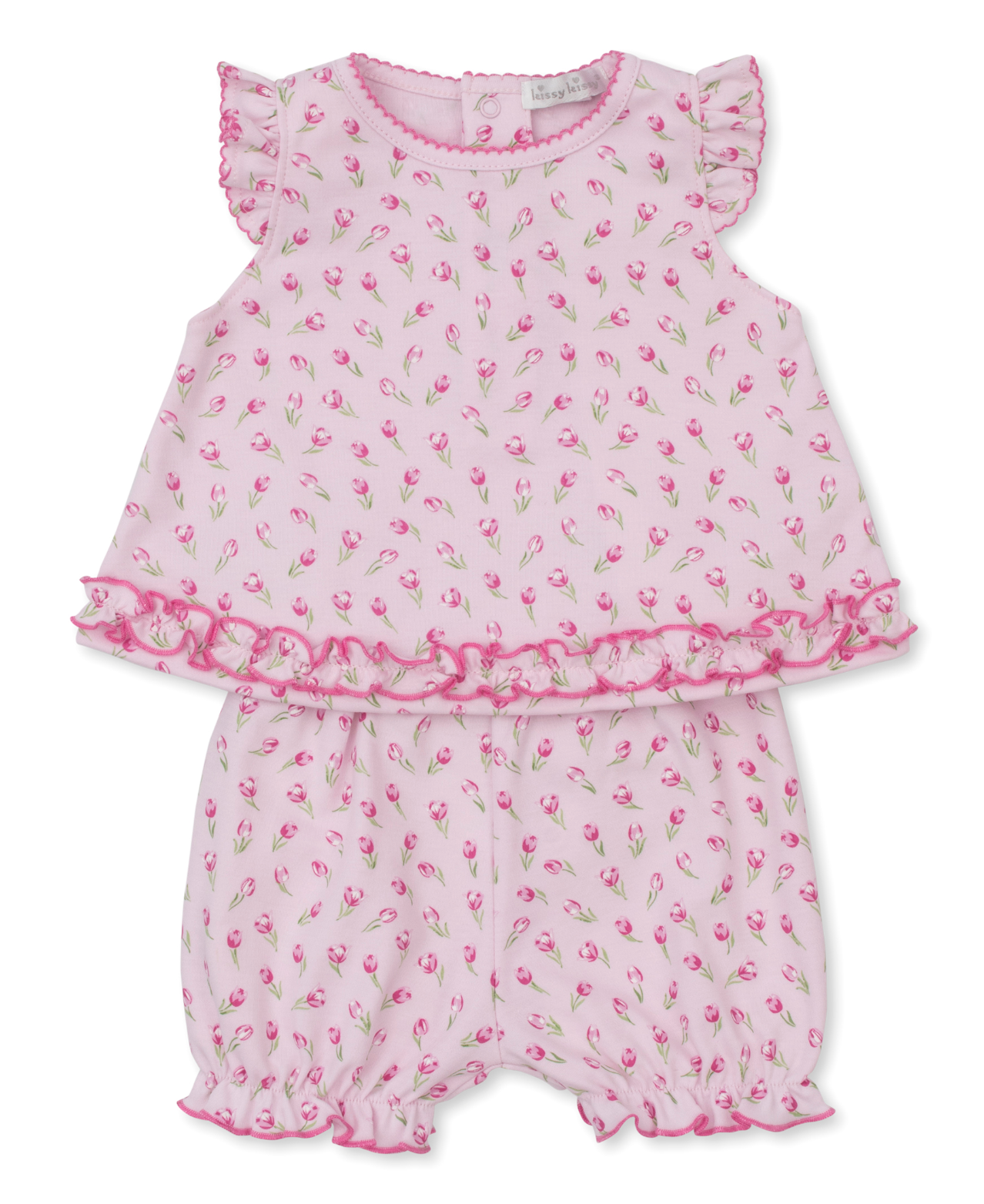 Kissy Kissy - Tulip Pink Sunsuit Set - 2 Piece