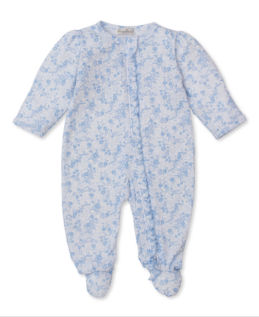 Kissy Kissy - Footie - Blue Floral Roses