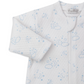 Kissy Kissy - Footie - Moons - Blue or Pink