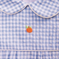 Gingham Pumpkin Bubble - Pink or Blue