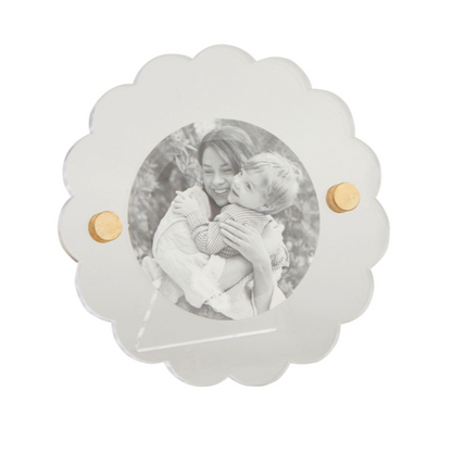 Scalloped Acrylic Frame - Three Sizes