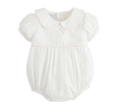 Cross Poplin Bubble - Pink or Blue