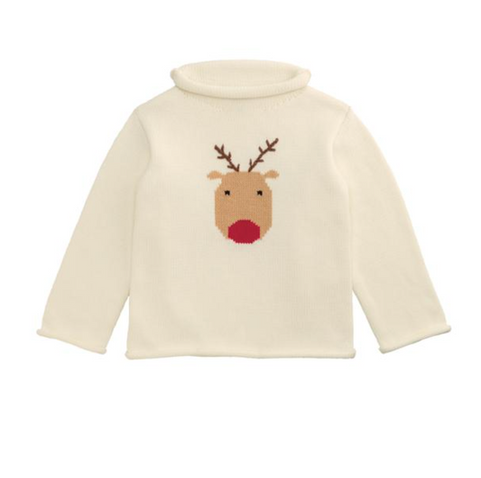 Reindeer Rollneck Sweater