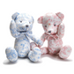 Toile Teddy Bear - Blue or Pink