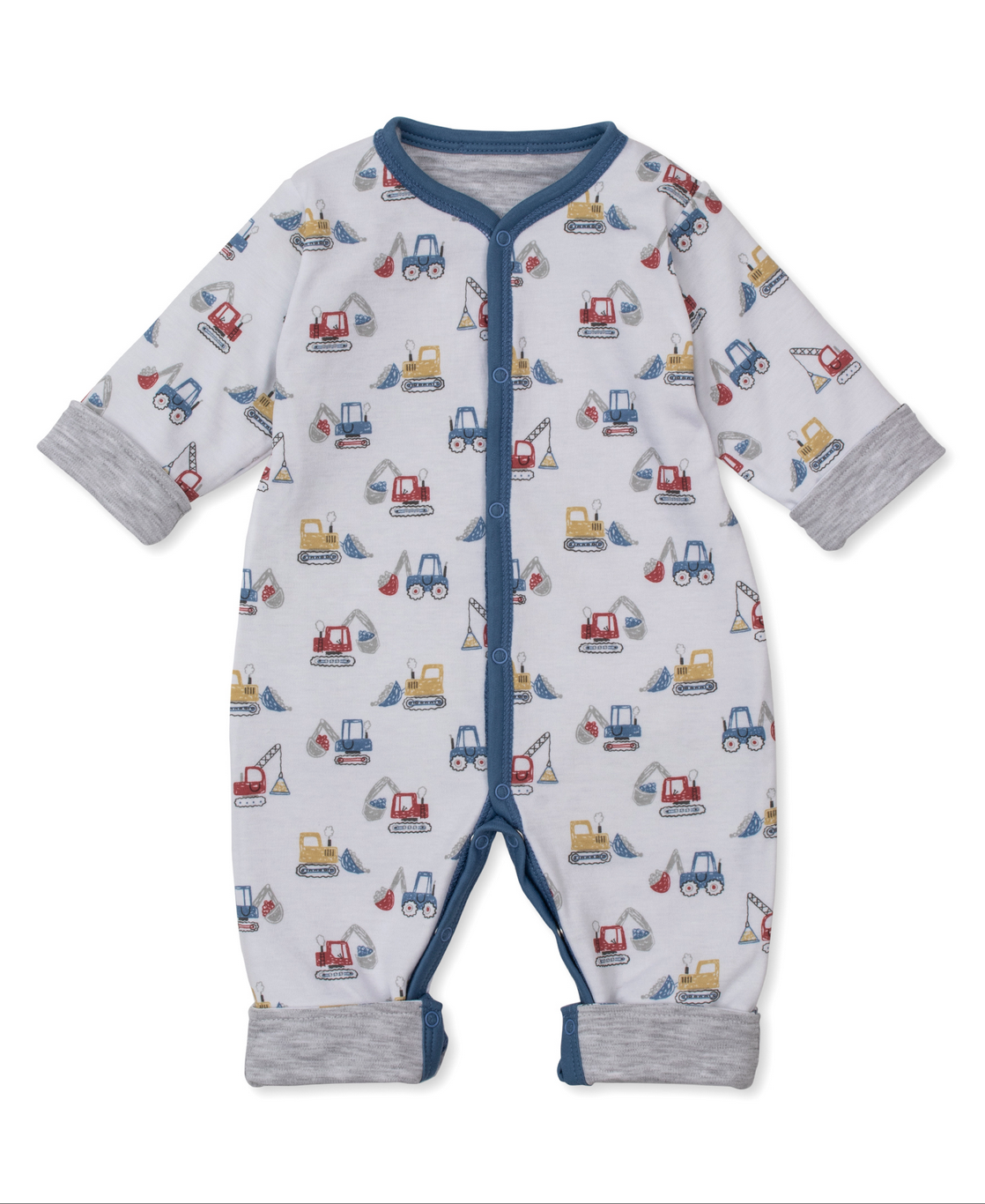 Kissy Kissy - Construction Diggers - Reversible Playsuit