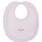 Kissy Kissy - Hand Embroidered Flowers - Blanket or Bib