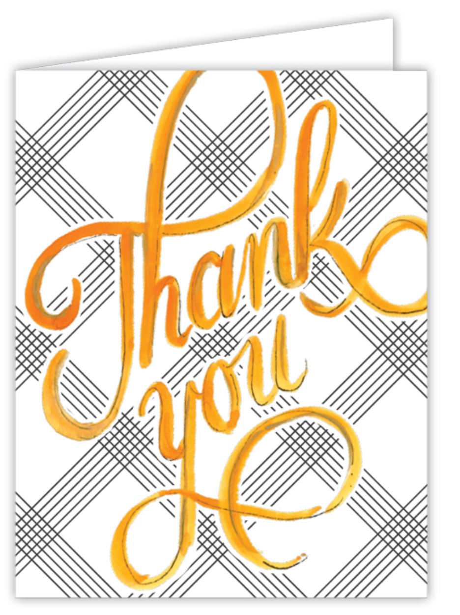 Rosanne Beck - Greeting Card - Thank you