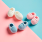 Baby Booties - Blue, Pink, White