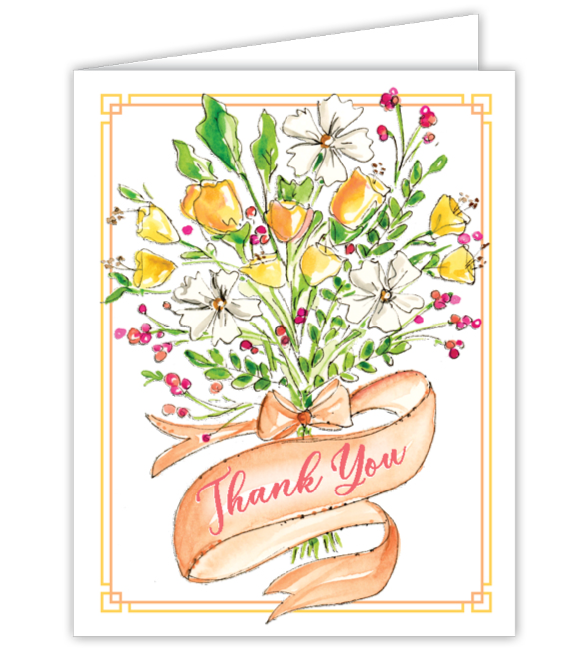 Rosanne Beck - Greeting Card - Thank you