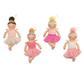 Knit Ballerina Ornaments