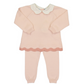 Feltman Brothers - Scalloped Knit Set - Blush