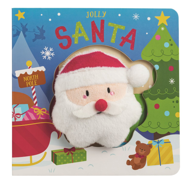 Jolly Santa - Squeak Plush Board Book