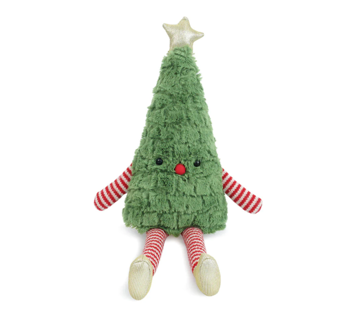 Mon Ami - Green Christmas Tree Doll - Pink or Red