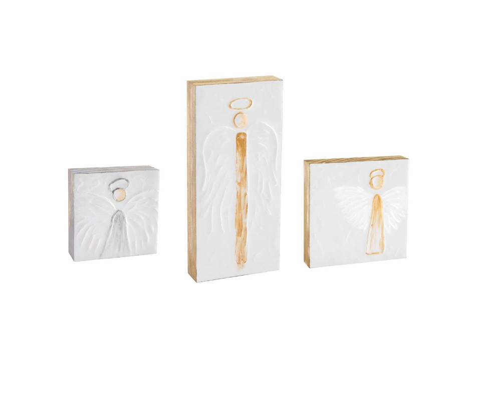 Angel Block Art - 3 Styles