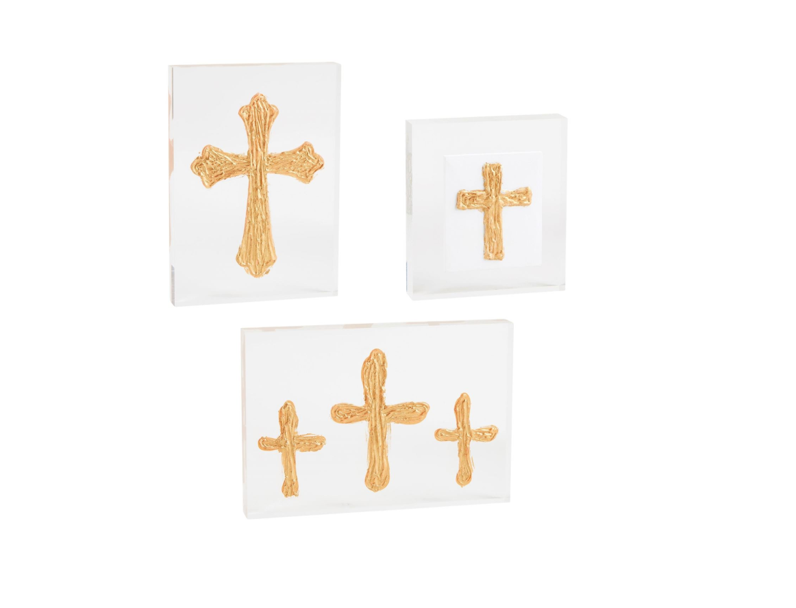 Acrylic Cross Plaque - 3 Styles