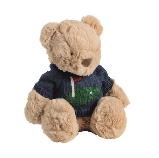 Plush Bear with Golf Sweater