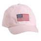 Pink American Flag Embroidered Hat