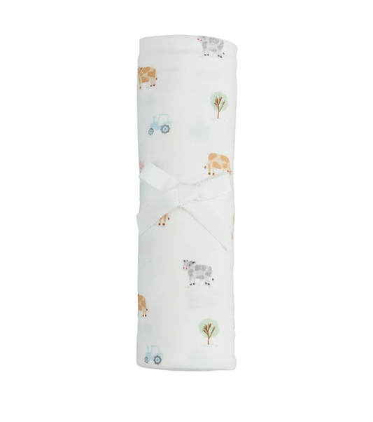 Farm Swaddle Blanket